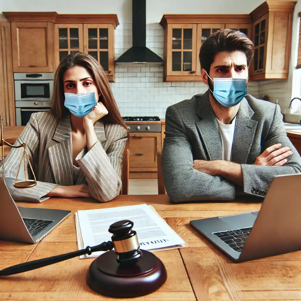 divorce process during viral outbreak