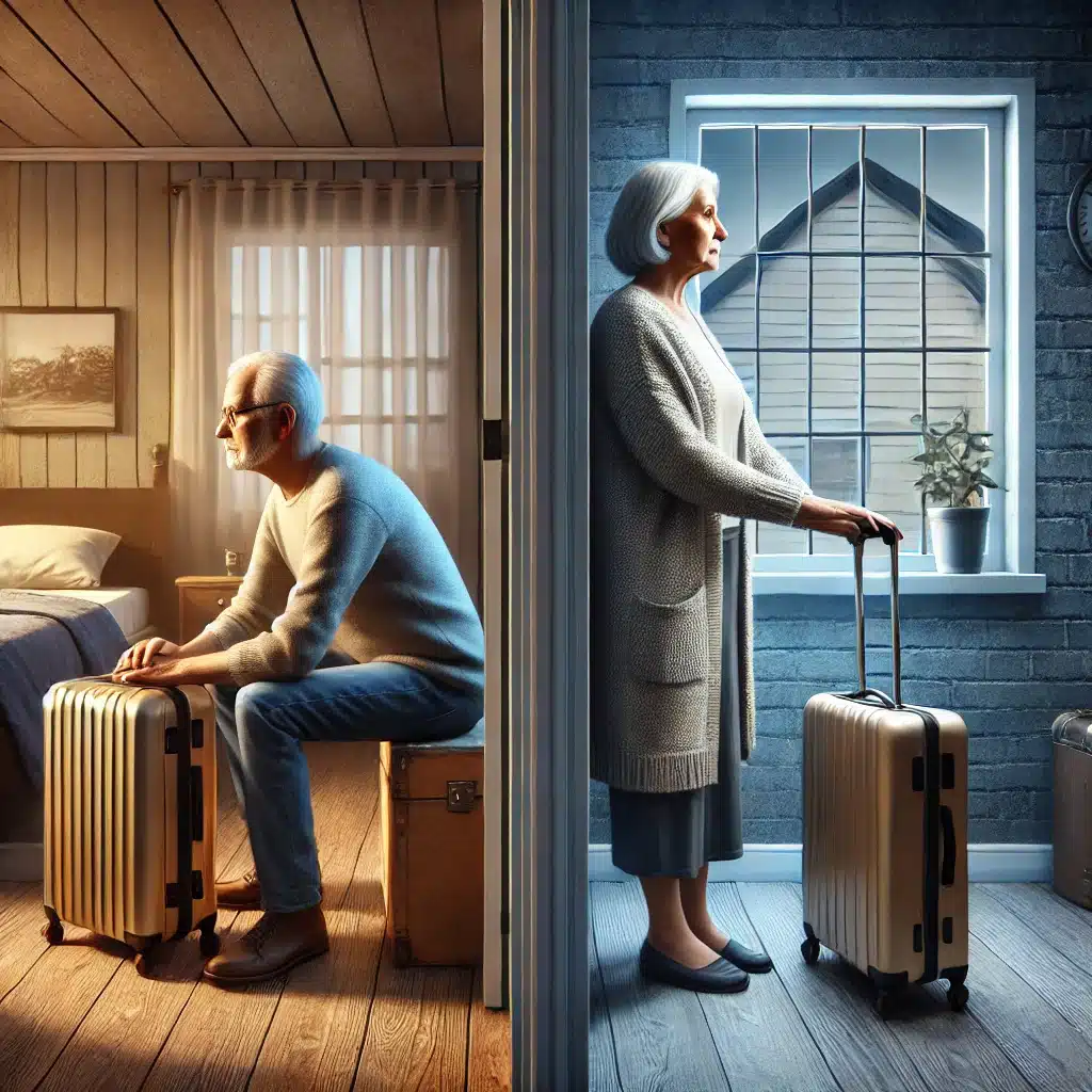 How does a divorce later in life impact retirement?