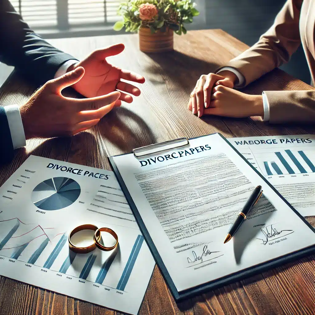 How can I avoid business-related issues when divorcing?