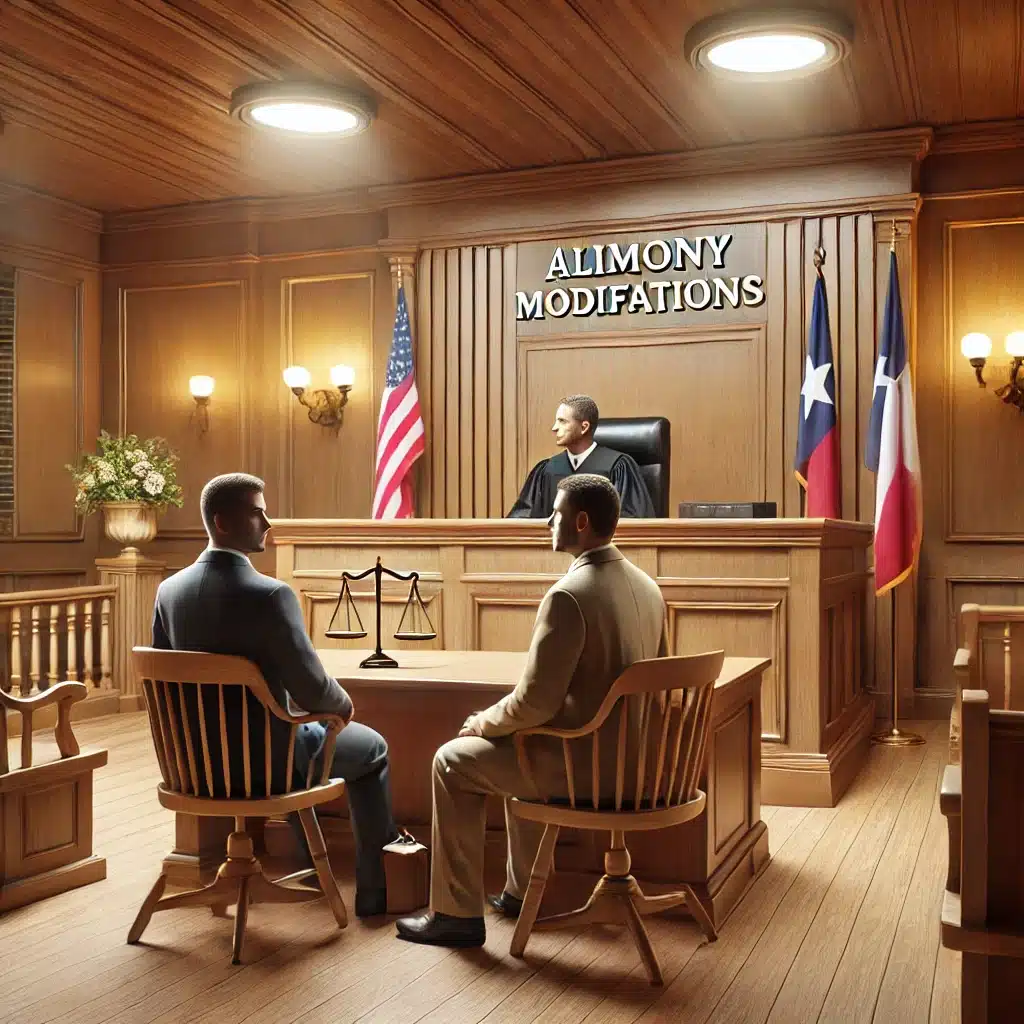 alimony modifications texas