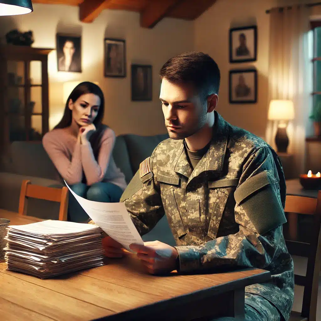 How do I divorce my military spouse?