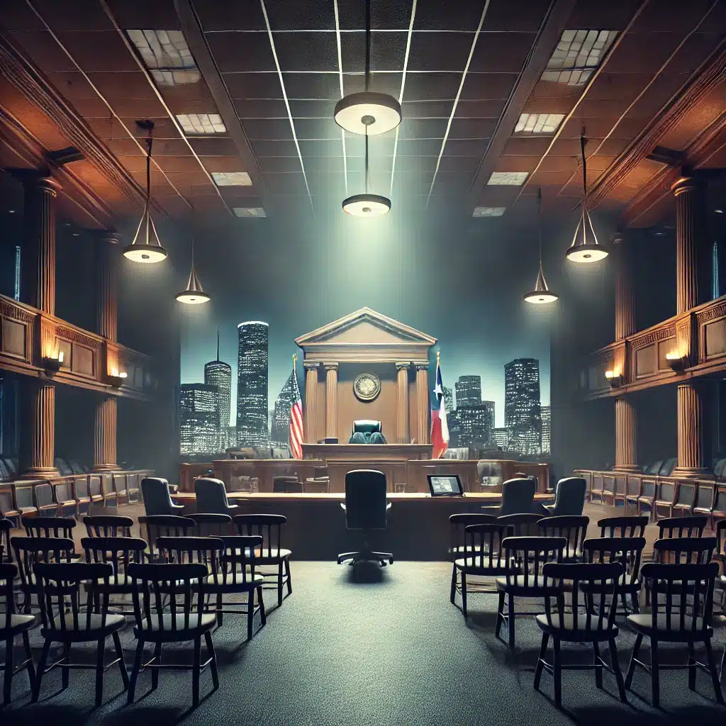 Will there still be family court hearings and trials in Houston area courts in the state of disaster?