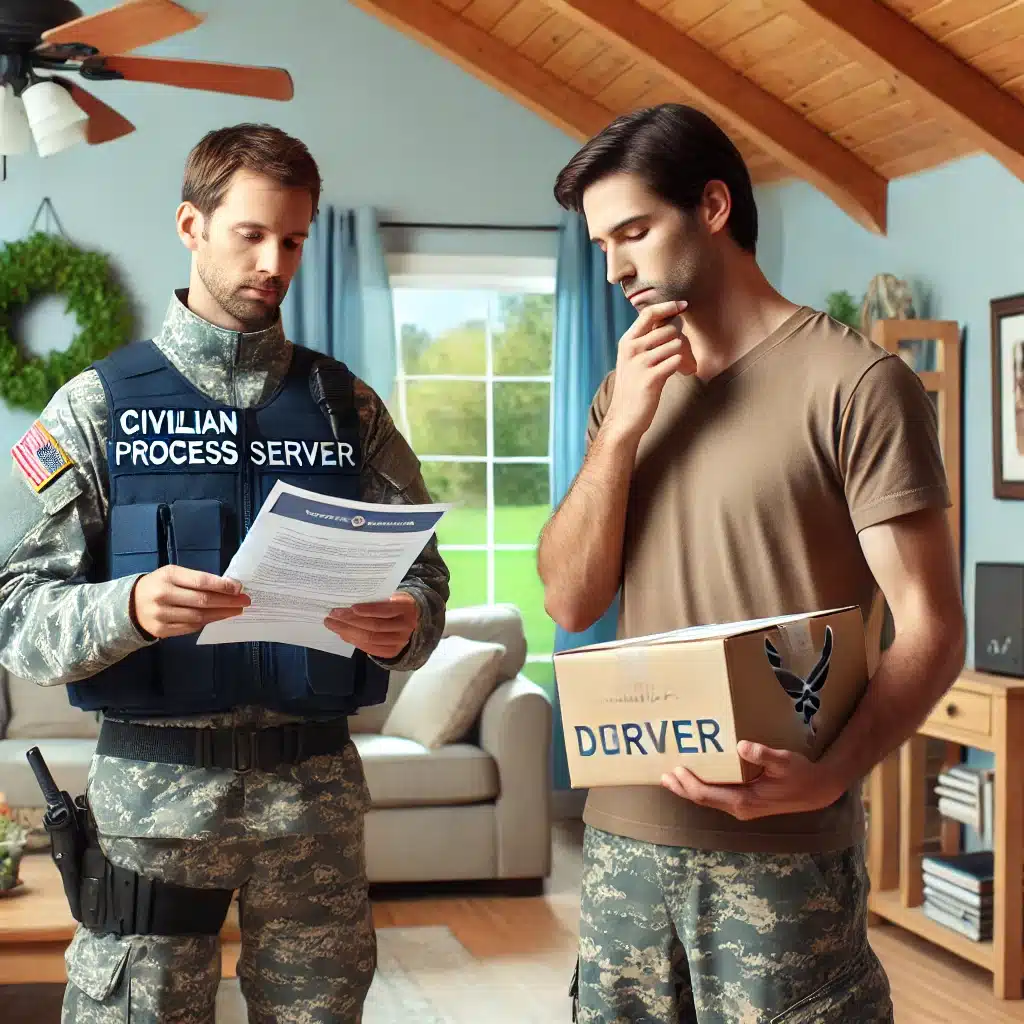 How service of process can affect a military divorce