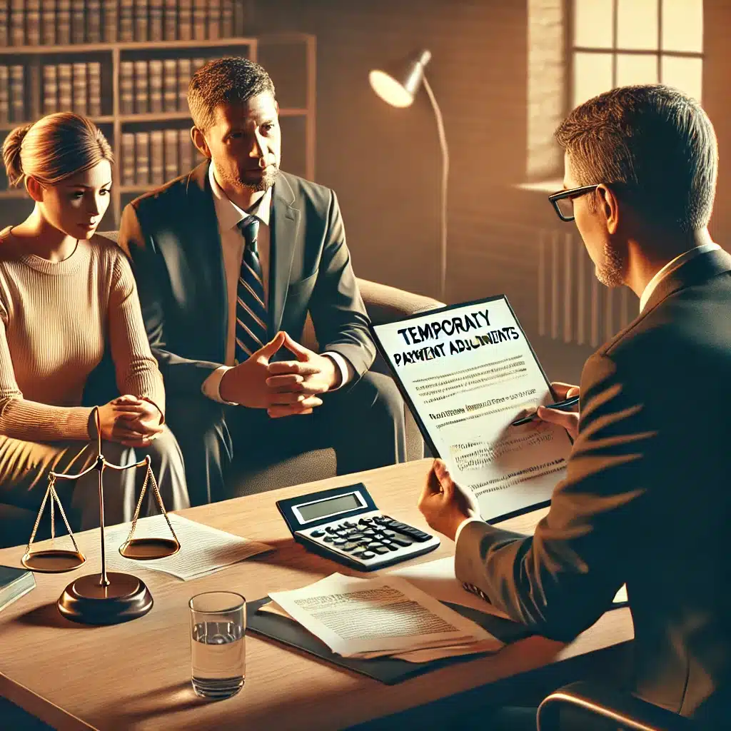 Courts may grant temporary reductions if your financial hardship is short-term