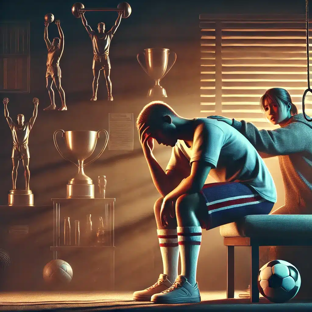 Athletes face immense mental and emotional pressures 