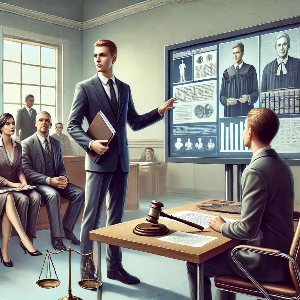 Presenting evidence in court