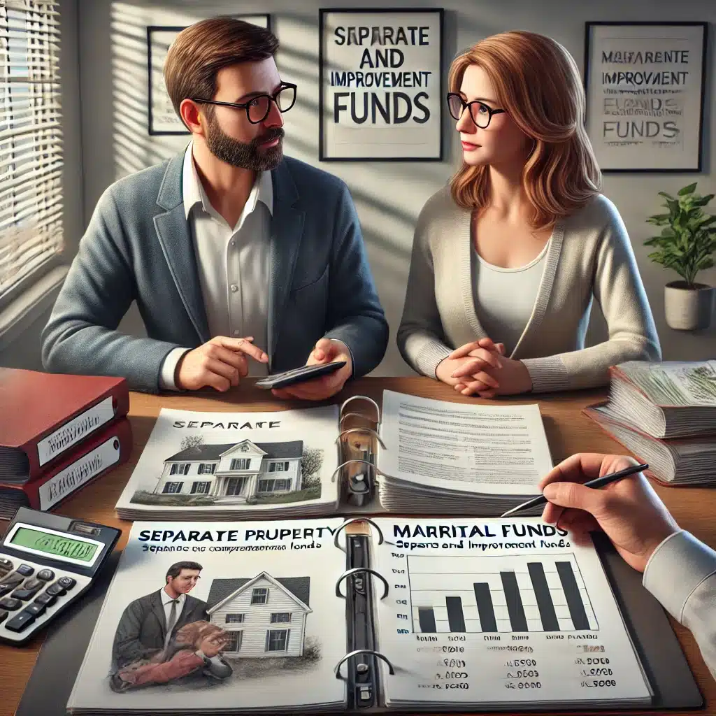 Commingling occurs when separate and marital funds are mixed