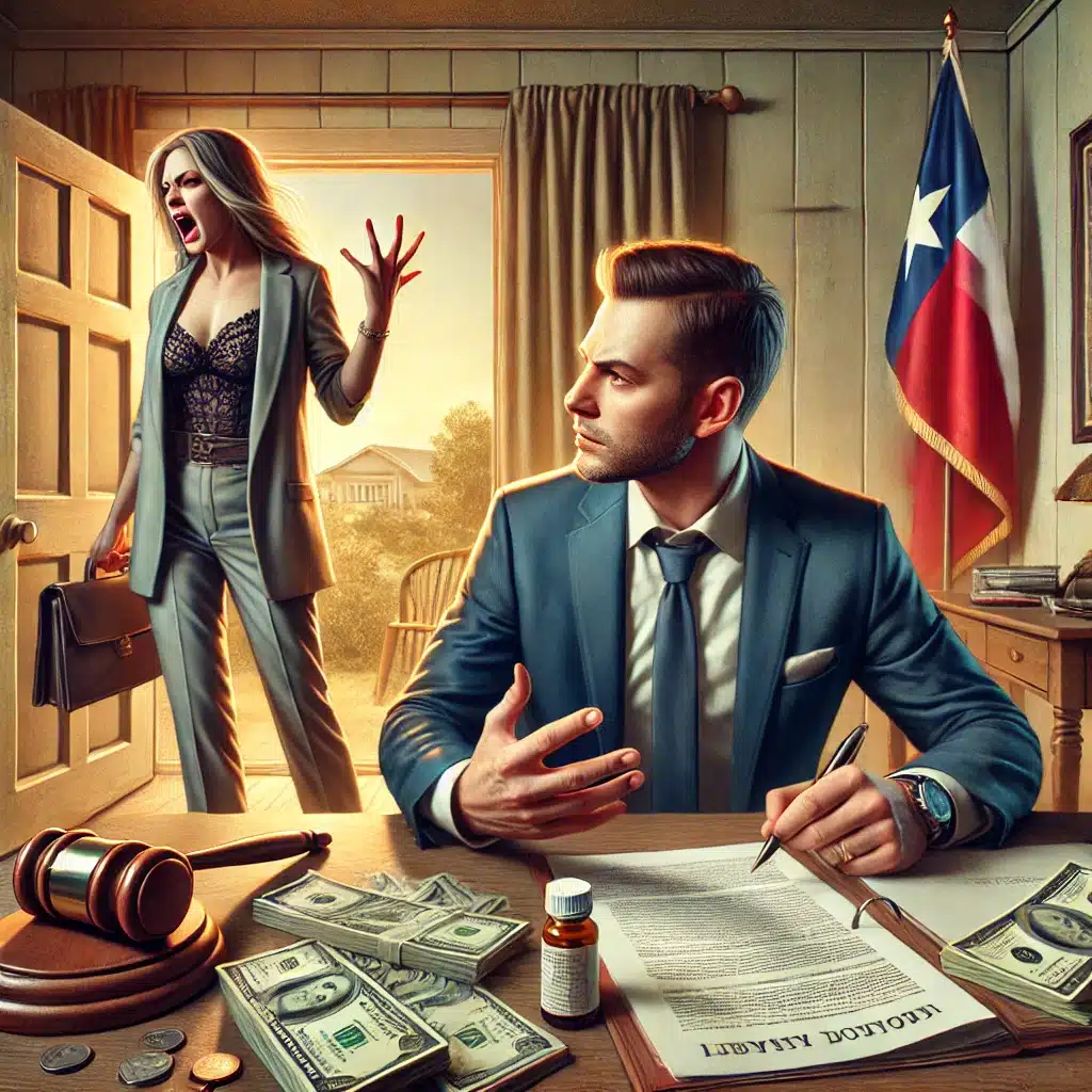 Legal strategies for divorcing a toxic wife in Texas