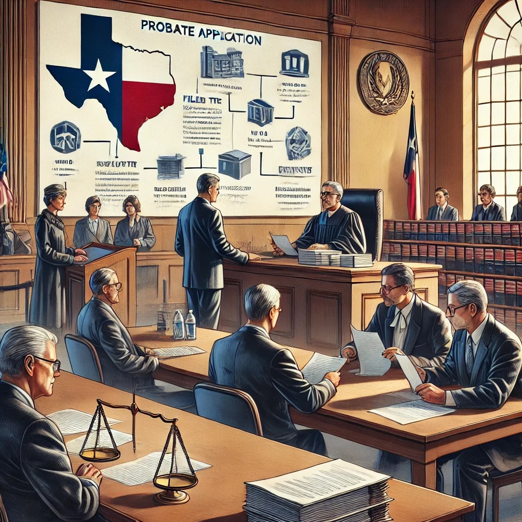 How Does the Probate Application Process Work in Texas