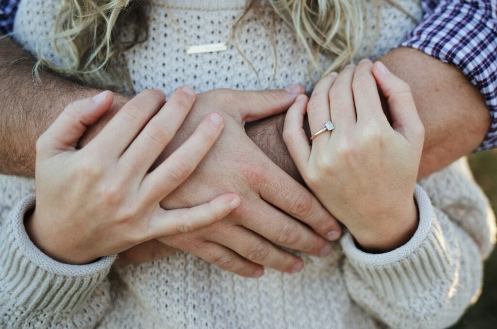 couple hug