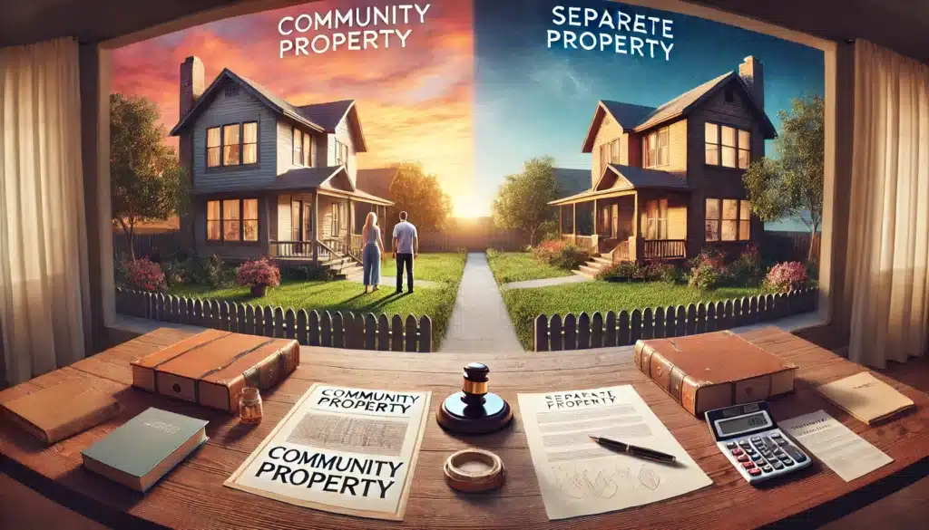 Community Property vs. Separate Property in Texas