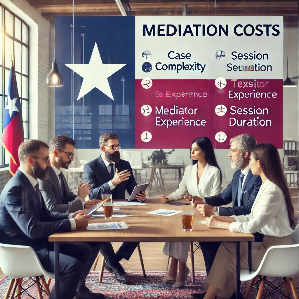 What Affects the Cost of Divorce Mediation in Texas?