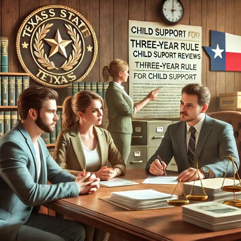 the right to request a review of their child support order every three years