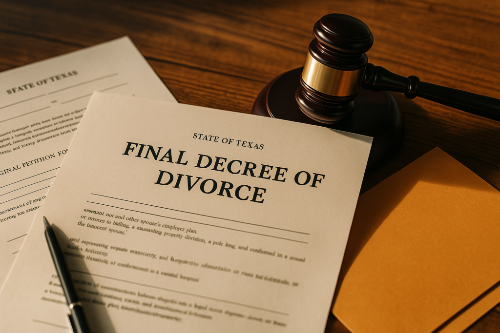 Understanding the Final Decree of Divorce