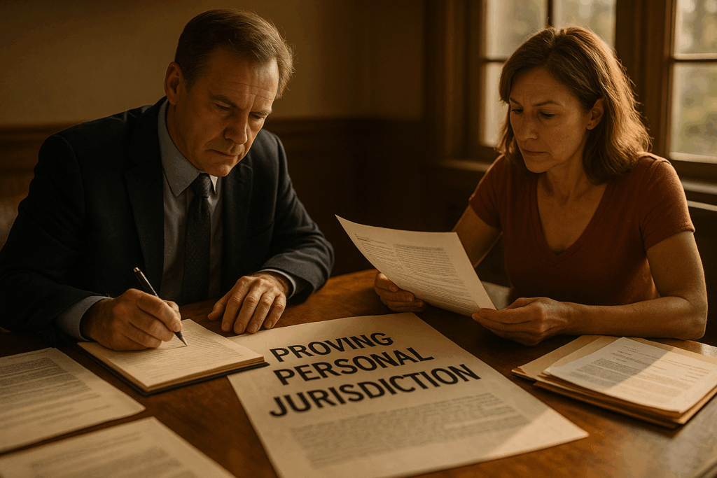 showcasing evidence and legal processes.