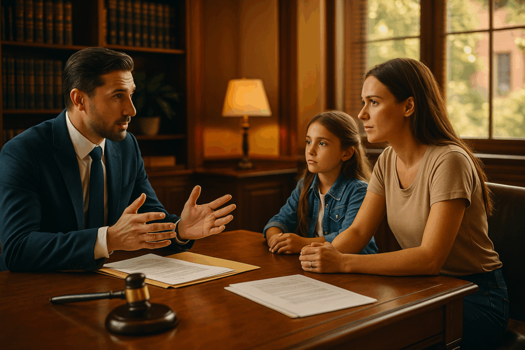 The role of legal representation in child support cases.