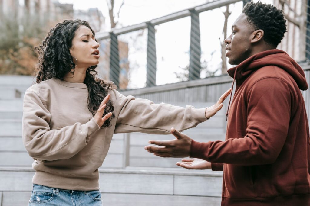 couple having argument