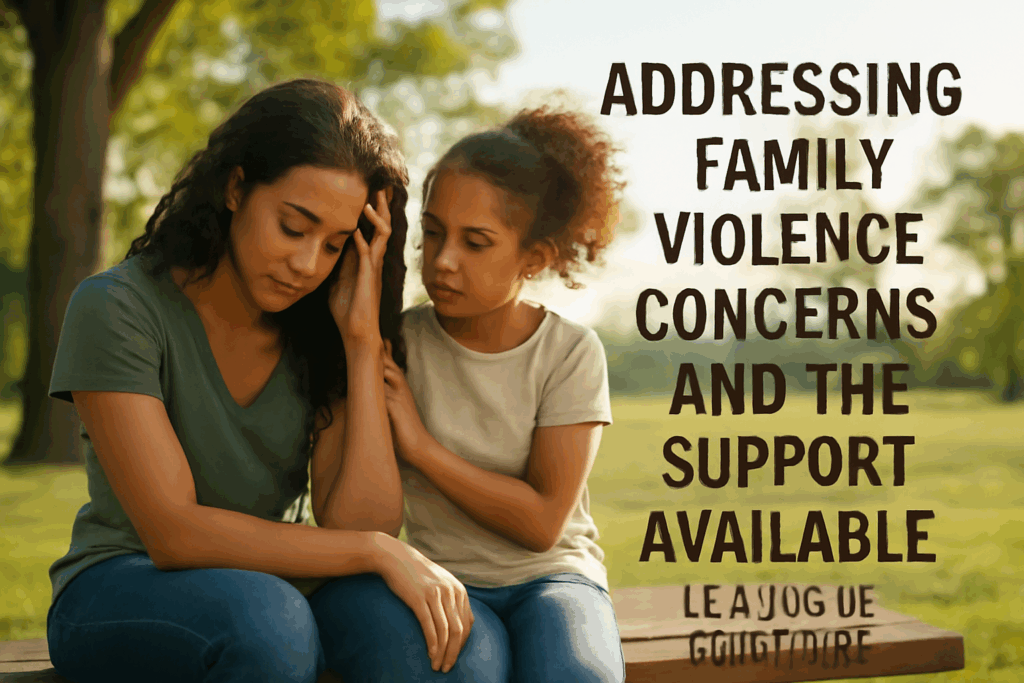 Addressing family violence concerns and the support available for Texas families.