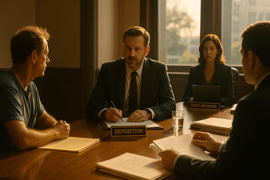 An overview of the Texas deposition process, highlighting its essential steps.