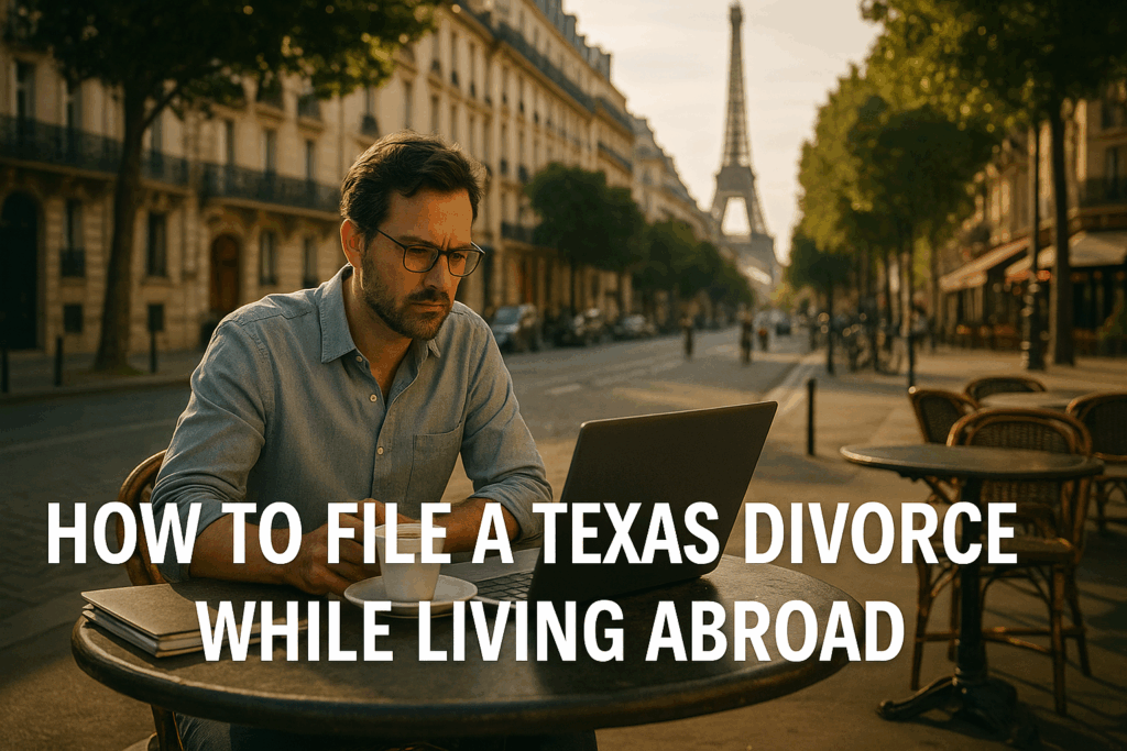 How to File a Texas Divorce While Living Abroad