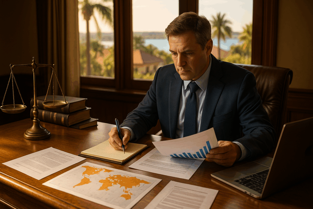 Legal steps for including foreign-held assets in Texas divorce property division.