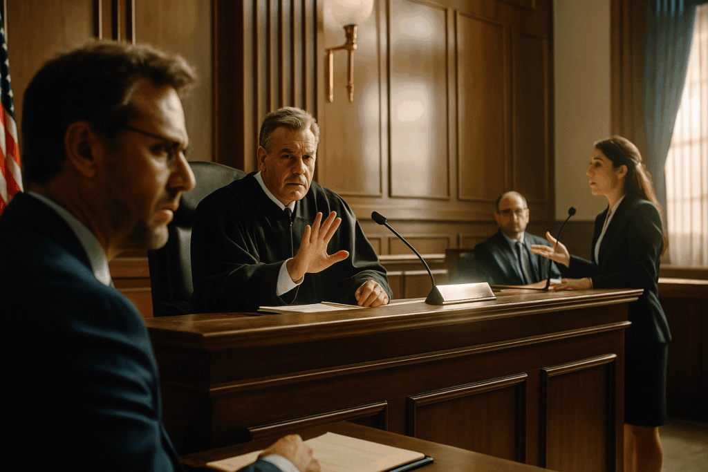 Never Interrupt the Judge or Opposing Counsel