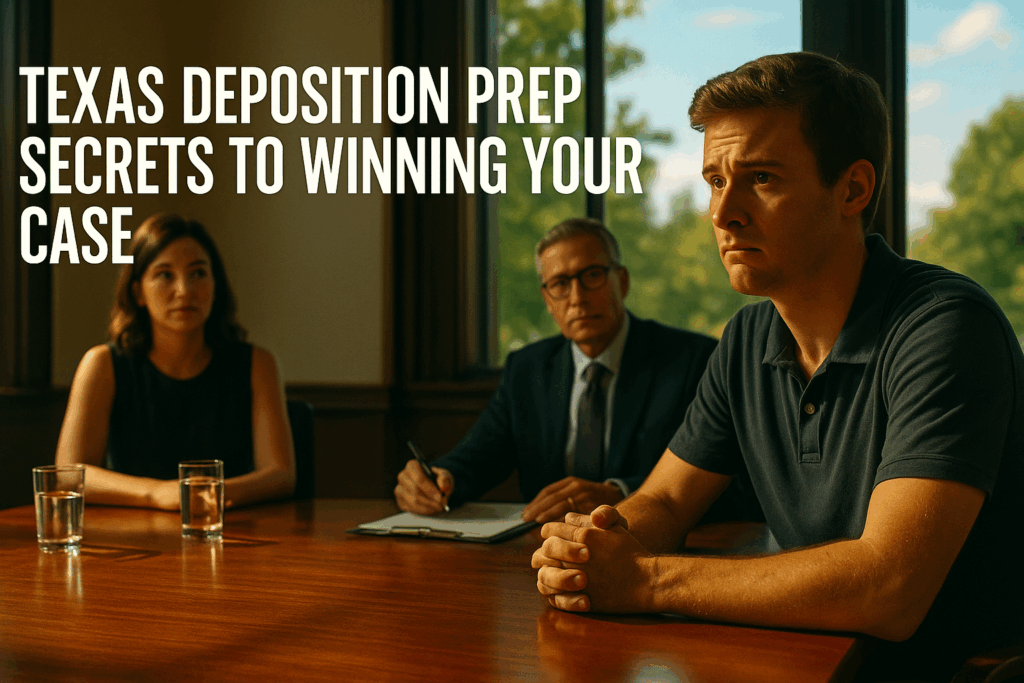 Texas Deposition Prep Secrets to Winning Your Case