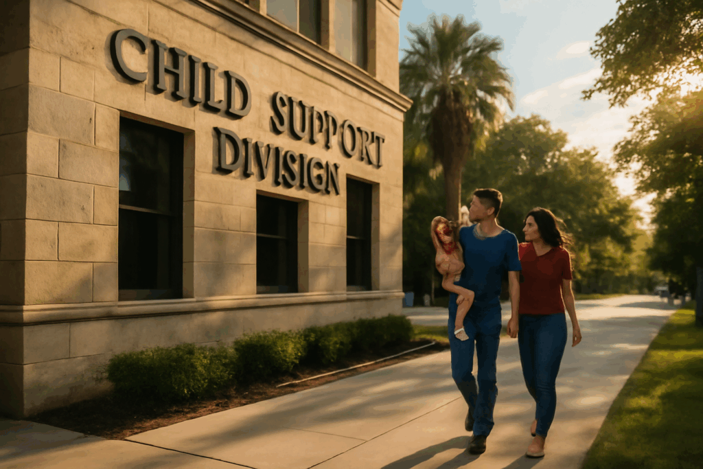 The Child Support Division's responsibilities in Texas, ensuring support for families.