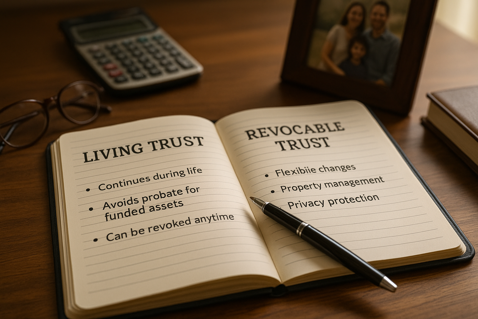 living trust vs revocable trust