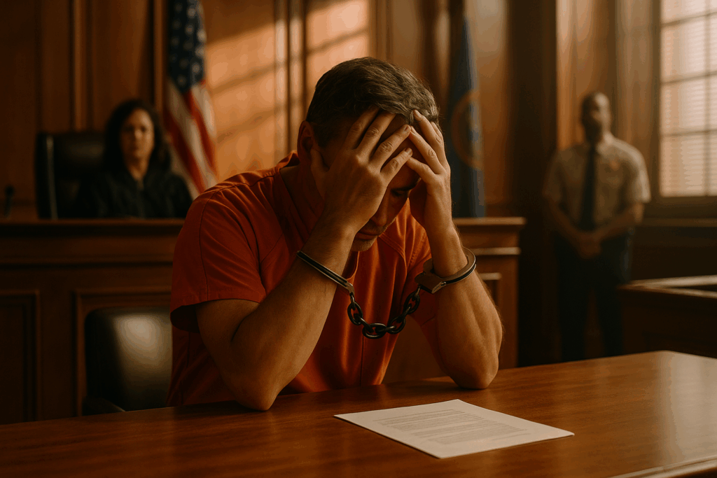 A visual representation of the consequences for noncompliant parents regarding custody orders.