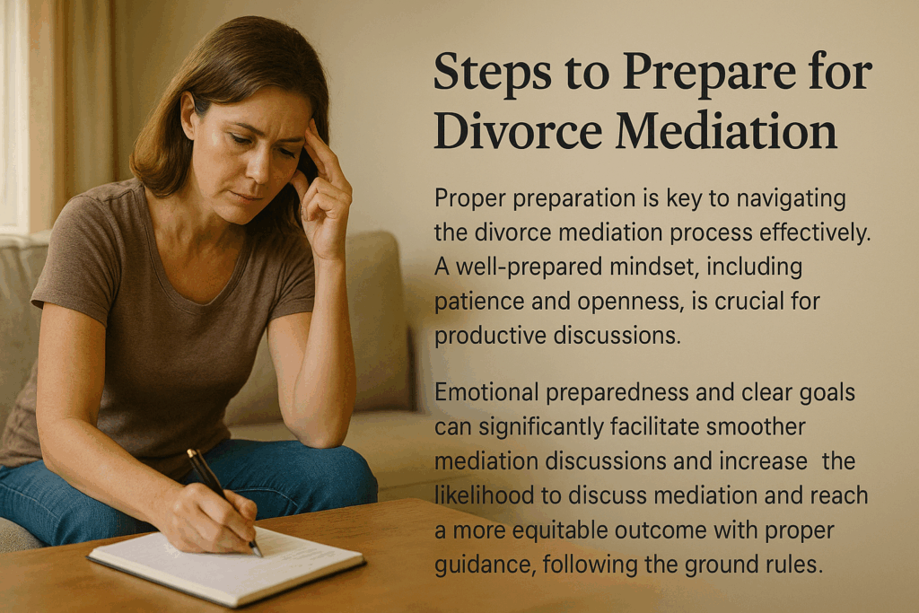 Steps to Prepare for Divorce Mediation