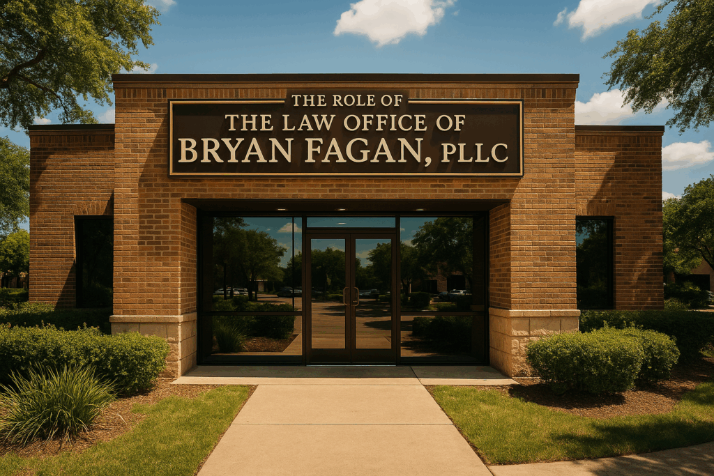 The Role of The Law Office of Bryan Fagan, PLLC