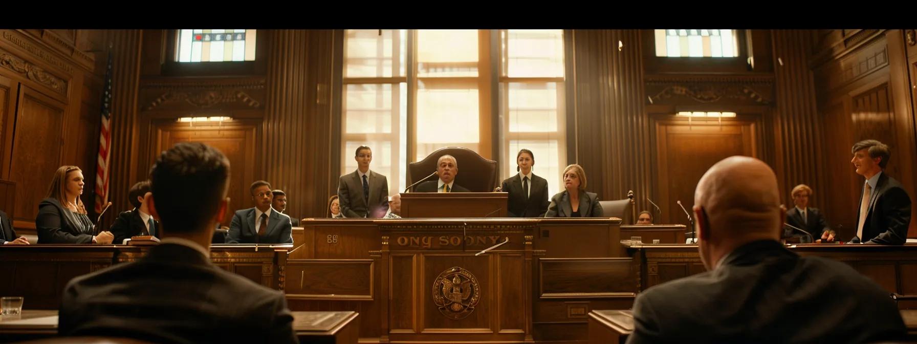 a solemn yet empowering courtroom scene captures the moment a judge deliberates on spousal support in a texas divorce case, with focused expressions on the faces of the parties involved, emphasizing the emotional weight and complexity of financial assistance decisions. a solemn yet empowering courtroom scene captures the moment a judge deliberates on spousal support in a texas divorce case, with focused expressions on the faces of the parties involved, emphasizing the emotional weight and complexity of financial assistance decisions.