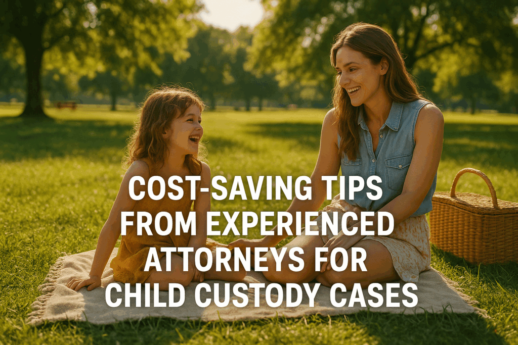 Cost-saving tips from experienced attorneys for child custody cases.