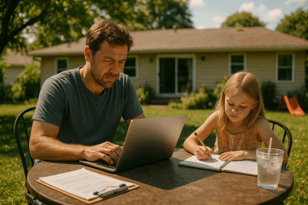 Role of self-employment in child support modifications.