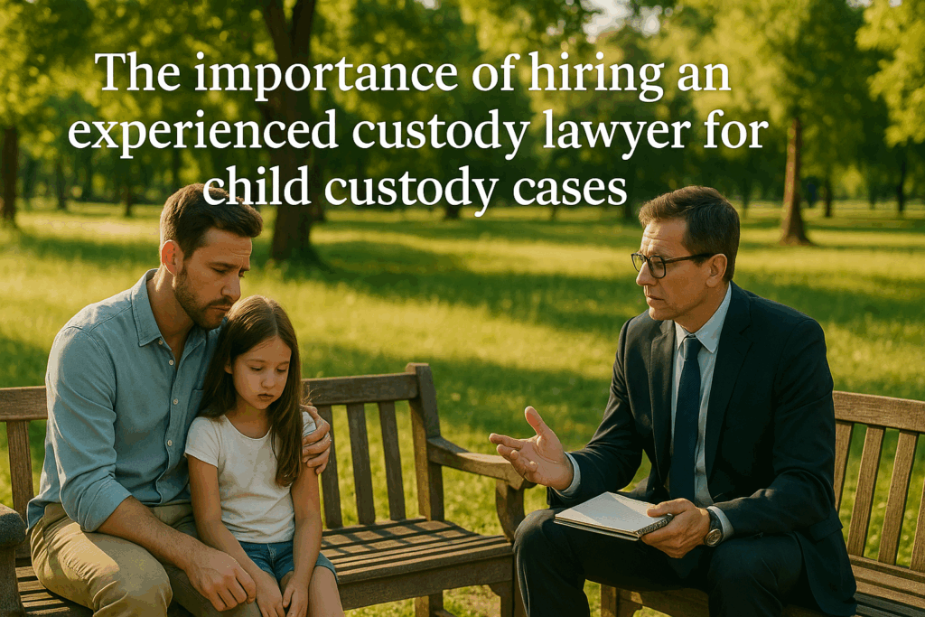 The importance of hiring an experienced custody lawyer for child custody cases.
