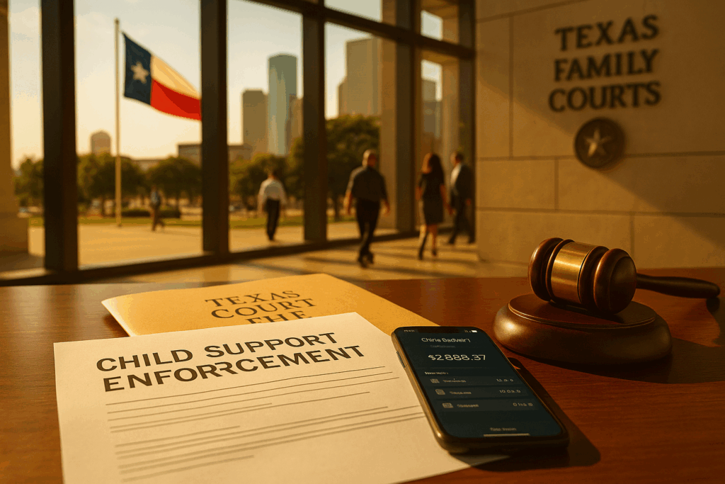 An overview of child support enforcement in Texas.