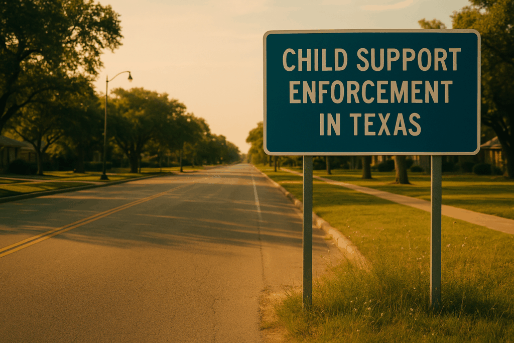 An overview of child support enforcement in Texas.