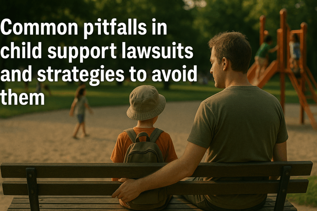Common pitfalls in child support lawsuits and strategies to avoid them.