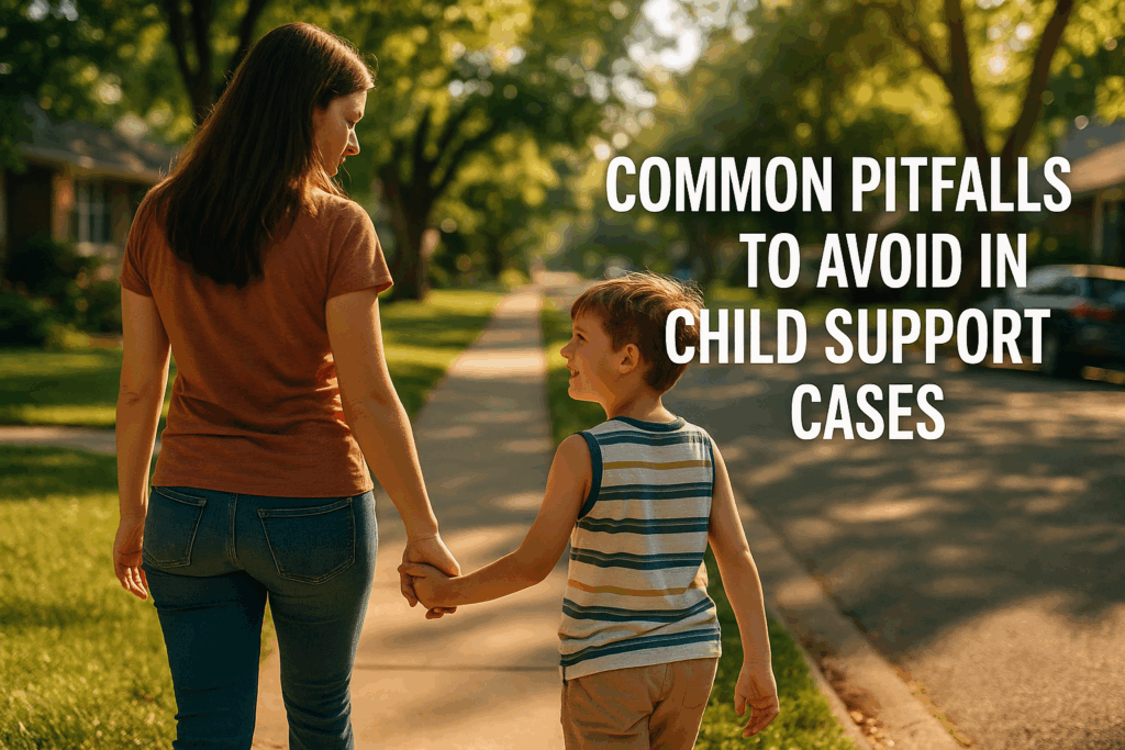 Common pitfalls to avoid in child support cases.