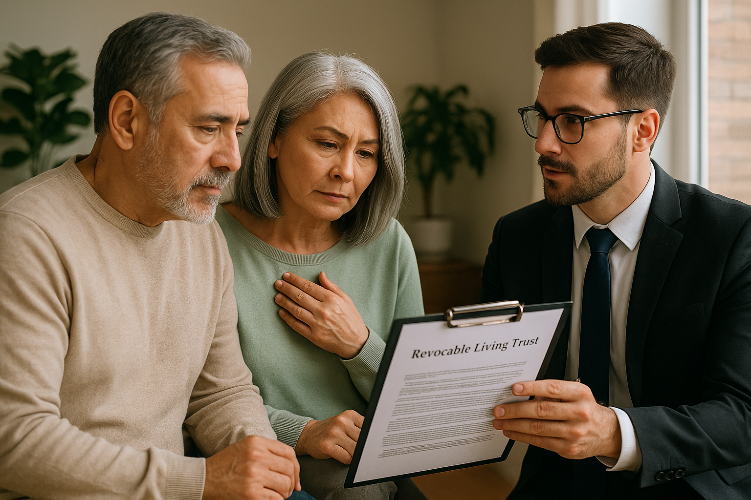 Template for Revocable Living Trust