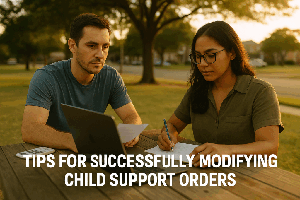 Tips for successfully modifying child support orders.