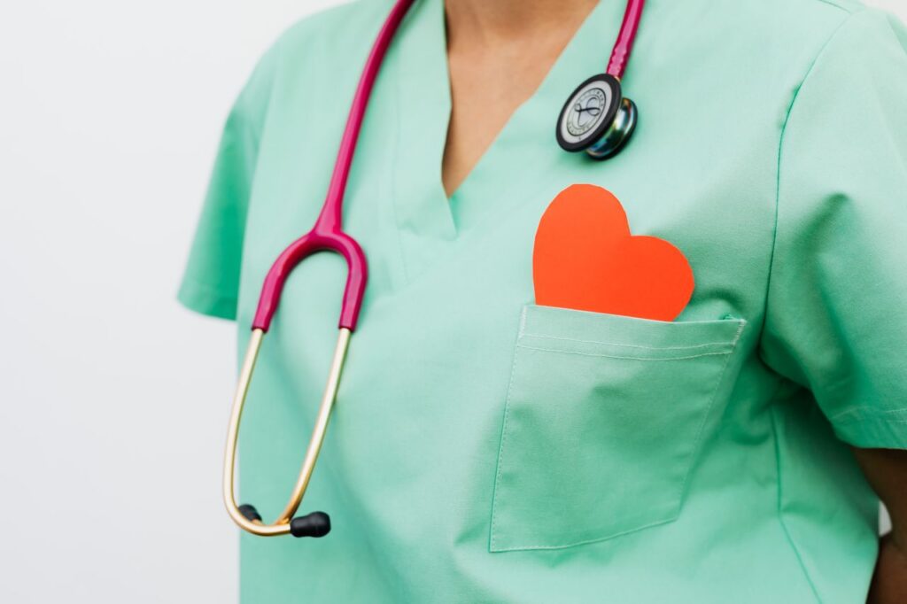 person with stethoscope