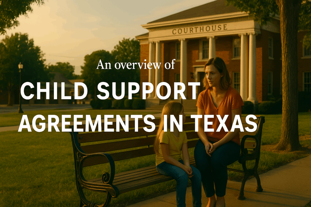 An overview of child support agreements in Texas.