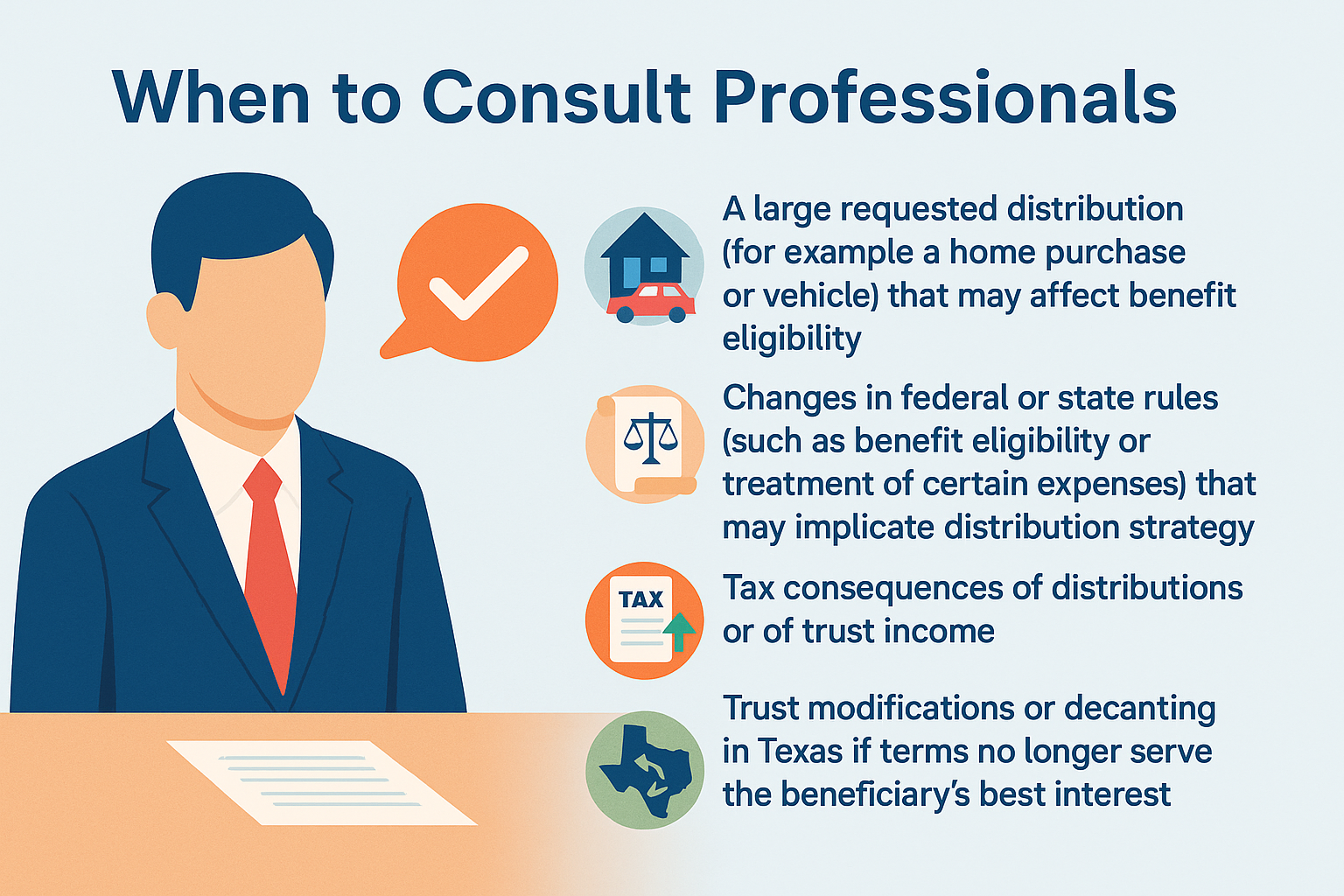 Texas Special Needs Trust Distribution Rules