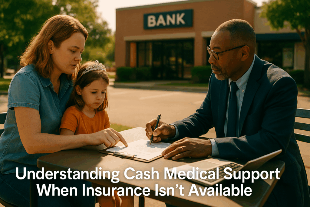 Understanding cash medical support when insurance isn't available.