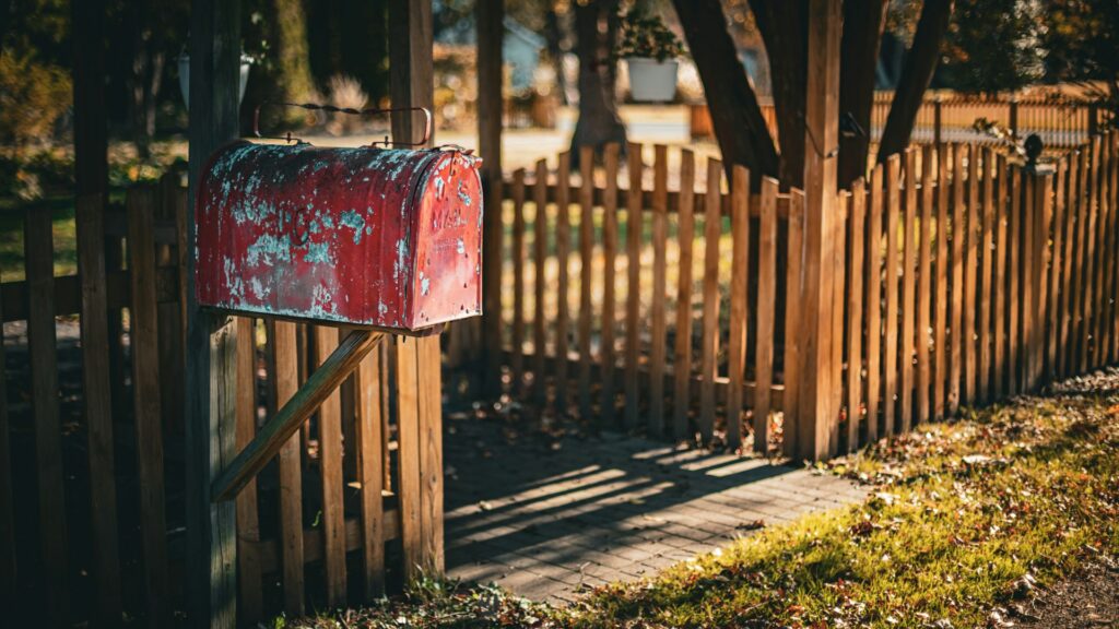 red mailbox