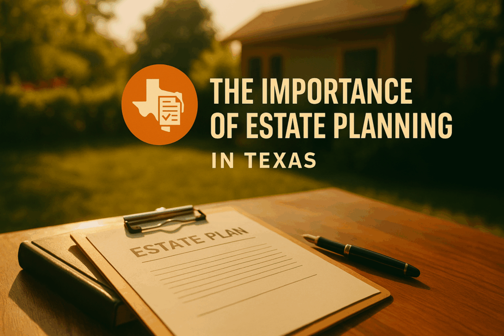 An illustration emphasizing the importance of estate planning in Texas.