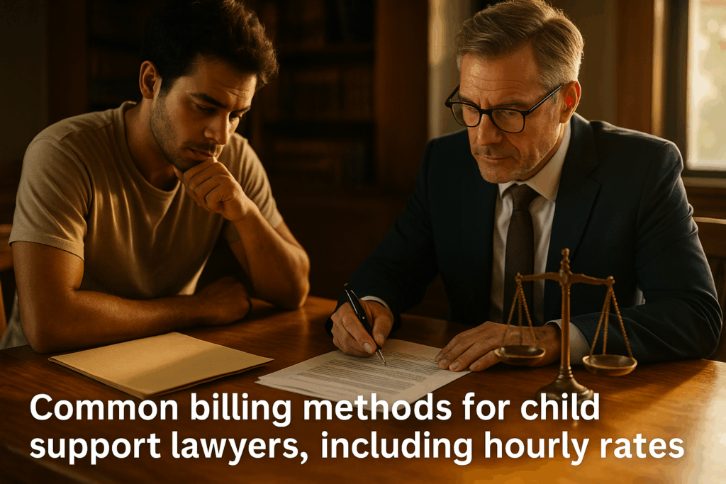 Common billing methods for child support lawyers, including hourly rates and flat fees. Do Texas Child Support Lawyers Charge Hourly Rates or Flat Fees for Services