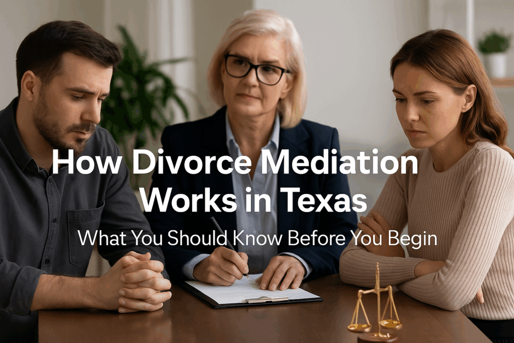 How Divorce Mediation Works in Texas: What You Should Know Before You Begin
